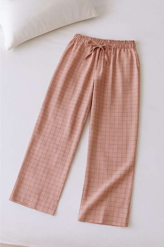 Cloud Cotton Pleated Pajama Pants