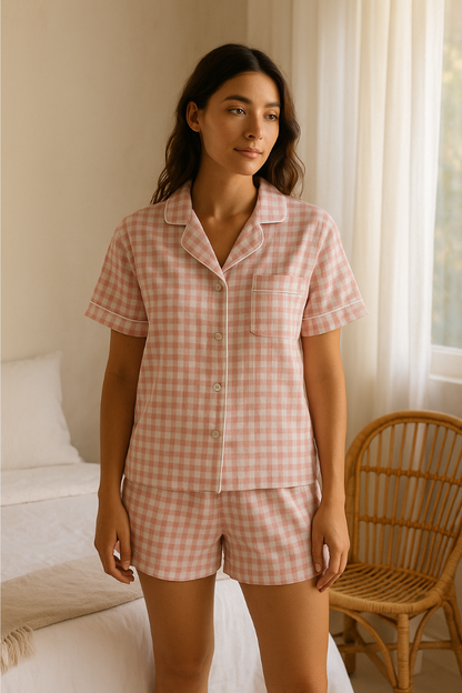 2-Piece Jacquard PJ Set