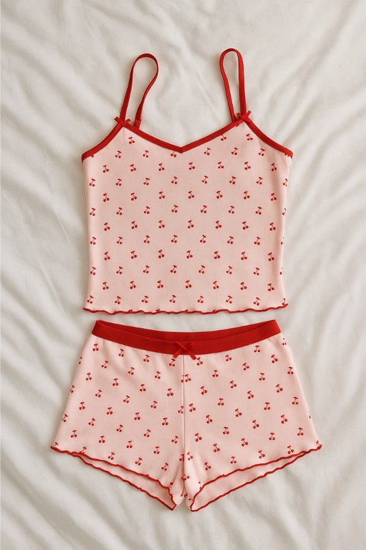 Cherry Jam Pajama Set